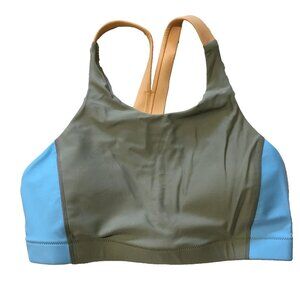 prAna Baja Bound Tankini Swim Top, Women's Size S, Color Block Sweet Agave-NWT